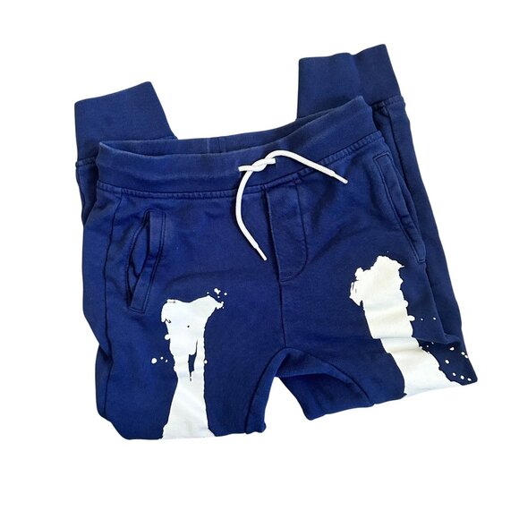 Crewcuts Navy Glow In The Dark Skeleton Bones Sweatpants Joggers 7 - Picture 6 of 6